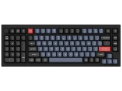 USA Keychron Q12 QMK RGB Aluminium Mac/PC Carbon Black Tactile Custom Keyboard With Knob