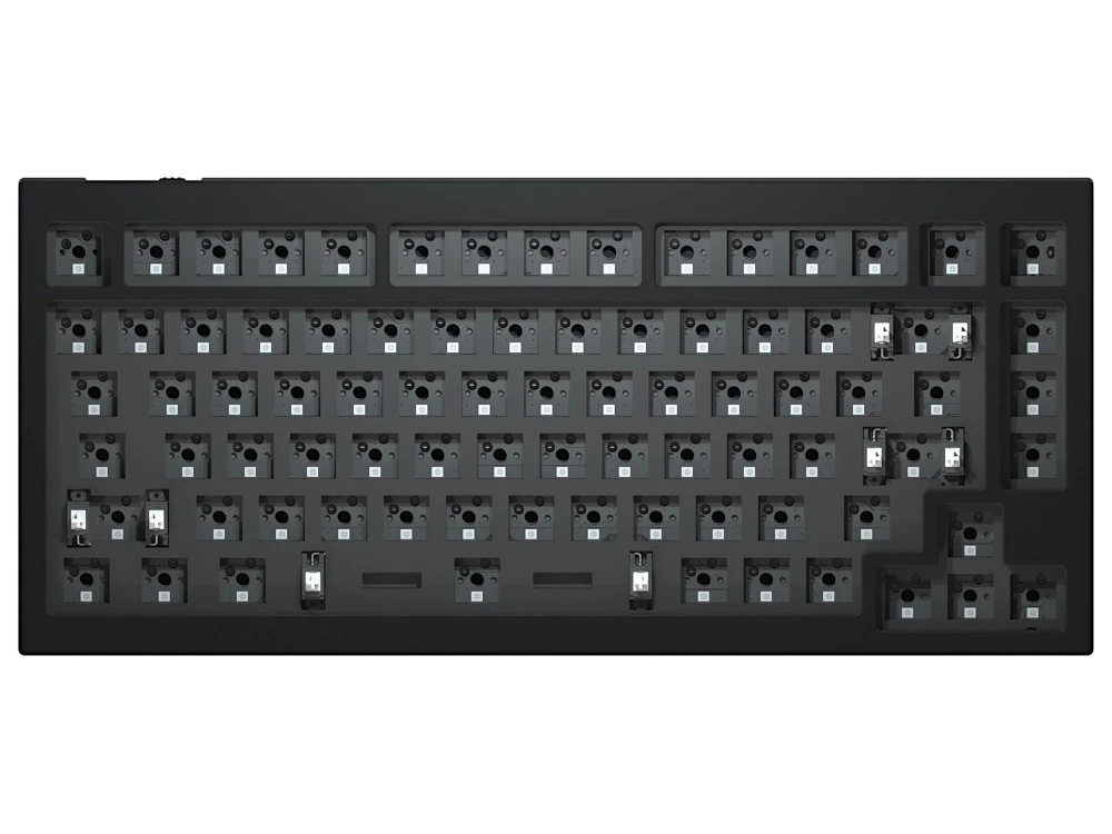 ANSI Keychron Q1 V2 QMK RGB Barebone Aluminium Mac/PC Carbon Black Custom Keyboard 1 ANSI Keychron Q1 V2 QMK RGB Barebone Aluminium Mac/PC Carbon Black Custom Keyboard