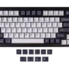USA Keychron Q1 & K2 OEM Dye-Sub PBT Keycap Set Bluish Black And White