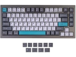USA Keychron Q1 & K2 OEM Dye-Sub PBT Keycap Set Grey White Blue