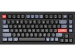 USA Keychron Q1 V2 QMK RGB Tactile Aluminium Mac/PC Carbon Black Custom Keyboard With Knob