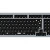 ISO Keychron Q5 QMK RGB Aluminium Mac/PC Silver Grey Barebone Custom Keyboard With Knob