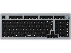 ISO Keychron Q5 QMK RGB Aluminium Mac/PC Silver Grey Barebone Custom Keyboard With Knob