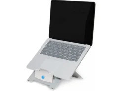 R-Go Riser Flexible Laptop Stand Silver -Mouse Keyboard Store r go flexible laptop stand silver large 3