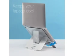 R-Go Riser Flexible Laptop Stand Silver -Mouse Keyboard Store r go flexible laptop stand silver large 4