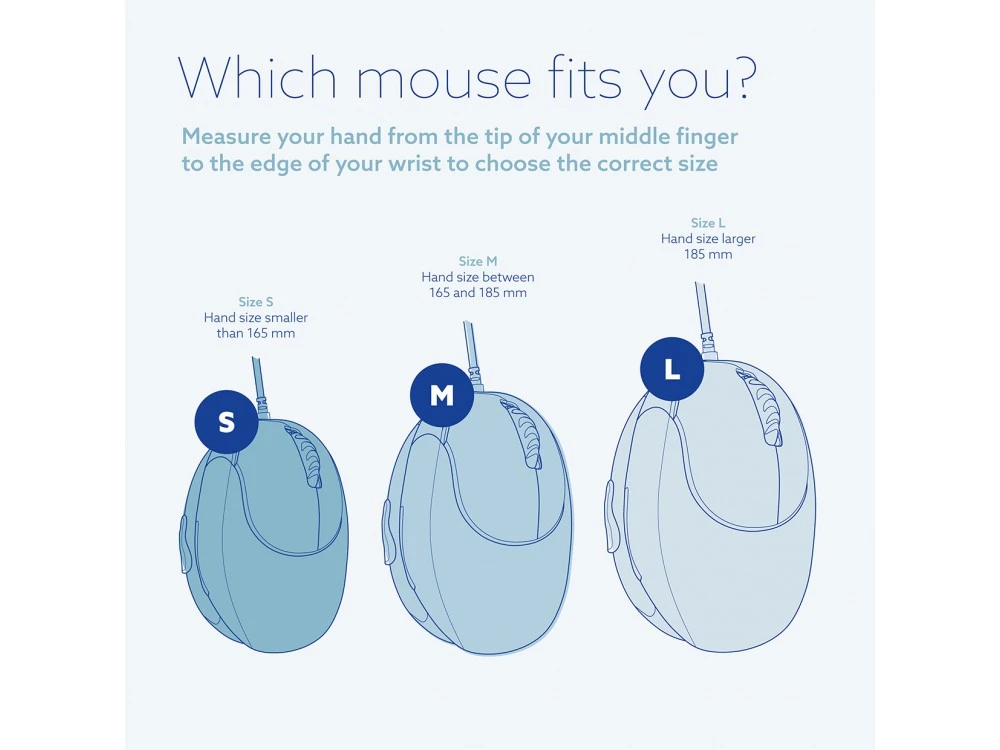 R-Go HE Ergonomic Vertical Wireless Mouse Large Left 6 R-Go HE Ergonomic Vertical Wireless Mouse Large Left - Image 6