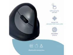 R-Go HE Break Ergonomic Vertical Bluetooth Mouse Small Right -Mouse Keyboard Store r go he ergo mouse small right bluetooth large 4