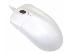 SILVER STORM White Scroll Mouse - Medical Grade Waterproof Antimicrobial