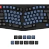 UK Keychron Q10 Ergo QMK RGB Tactile Aluminium Mac/PC Carbon Black Custom Keyboard With Knob