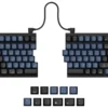 UK Keychron Q11 Split Ergo QMK RGB Aluminium Mac/PC Carbon Black Tactile Custom Keyboard With Knob