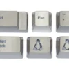 Unicomp Pebble Linux Tux Keyset
