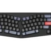 USA Keychron Q8 65% Ergo QMK RGB Aluminium Mac/PC Carbon Black Tactile Custom Keyboard With Knob