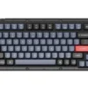 USA Keychron V1 QMK RGB Tactile Assembled Mac/PC Frosted Black Custom Keyboard With Knob