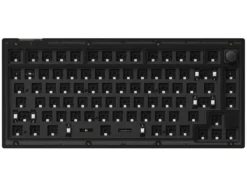 ANSI Keychron V1 QMK RGB Barebone Mac/PC Frosted Black Custom Keyboard With Knob