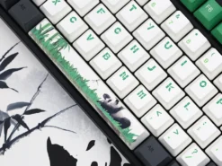 V057 UK VA109M V2 Panda R2 PBT Backlit MX Silent Red Soft Linear Keyboard -Mouse Keyboard Store varmilo 109m uk v2 panda R2 usb c keyboard large 1