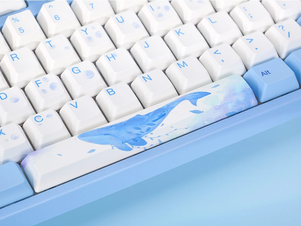 V069 UK MA88M V2 Sea Melody PBT Backlit EC Rose V2 Keyboard 2 V069 UK MA88M V2 Sea Melody PBT Backlit EC Rose V2 Keyboard - Image 2