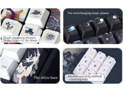 V502 USA VPH87 Chang' E PBT Backlit Hot-Swap Kailh Prestige Light Keyboard 8 V502 USA VPH87 Chang' E PBT Backlit Hot-Swap Kailh Prestige Light Keyboard -Mouse Keyboard Store varmilo chang e usb c us keyboard large 3