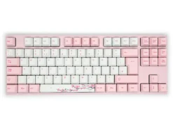 V002 UK VA88M V2Sakura PBT Backlit MX Red Soft Linear TenKeyLess Keyboard