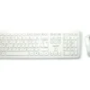 Piano White Wireless Keyboard And Mouse Set